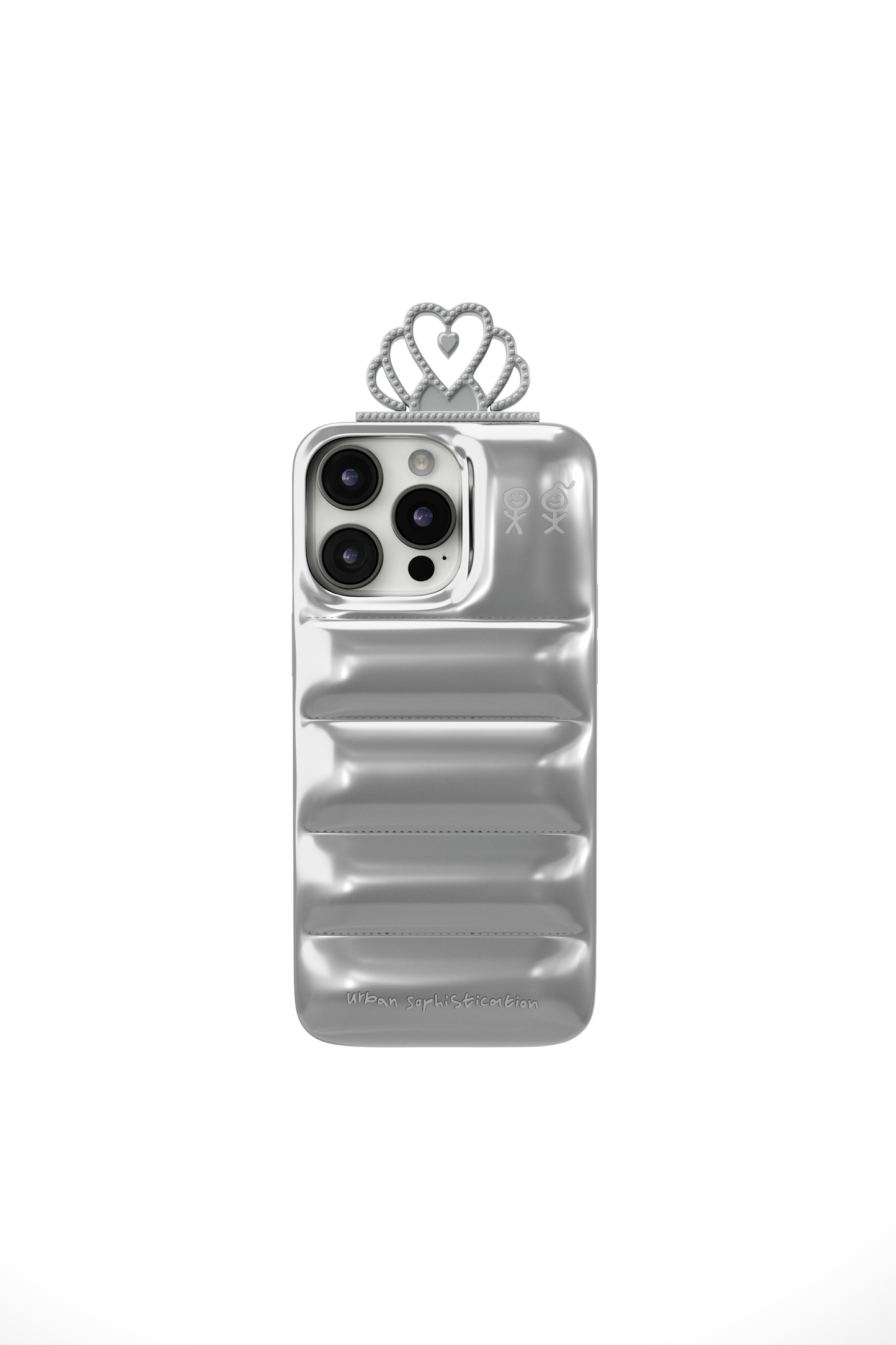 The Puffer Case® - Princess in Chrome