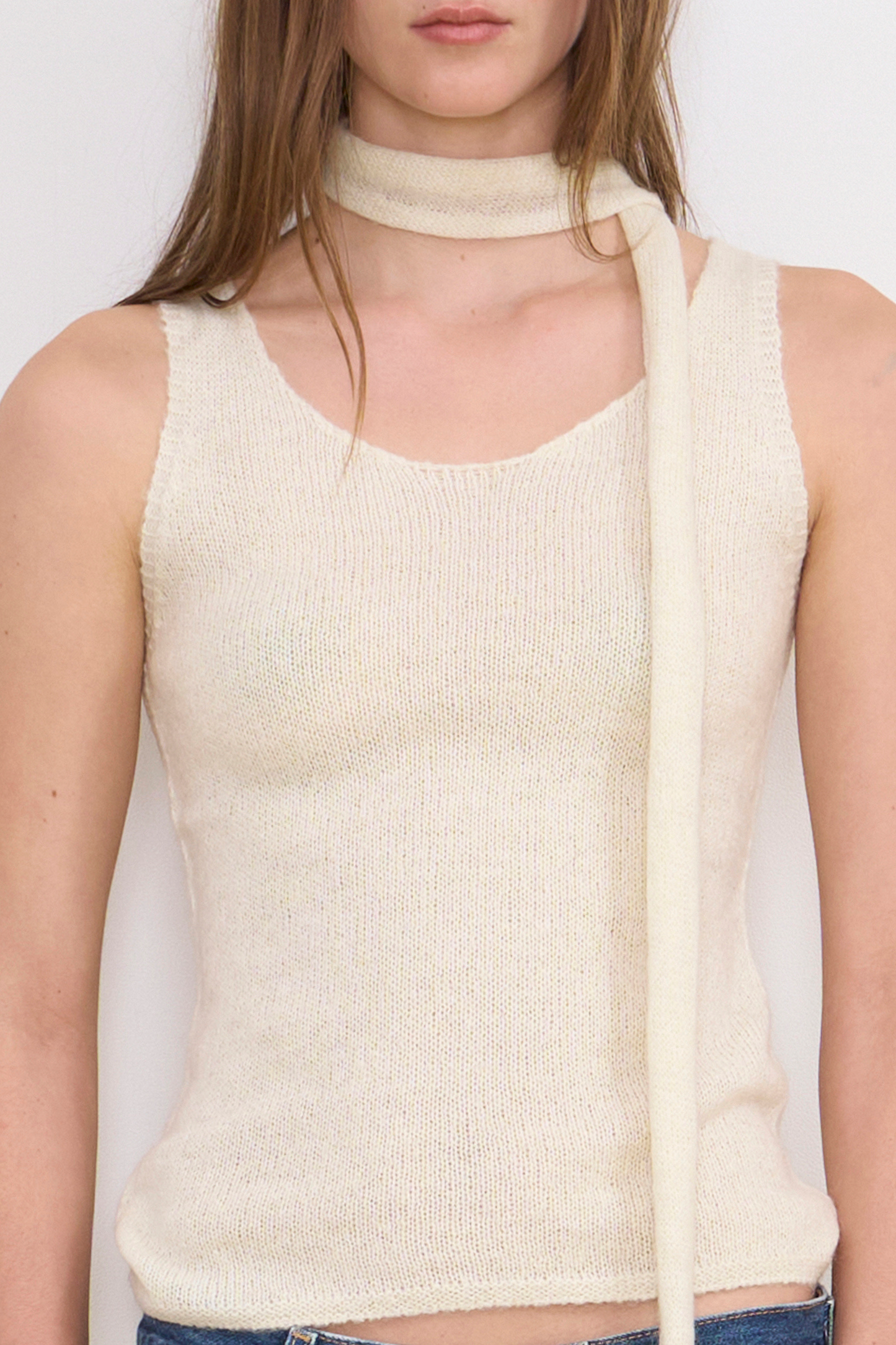 Charlotte Scarf in Cream